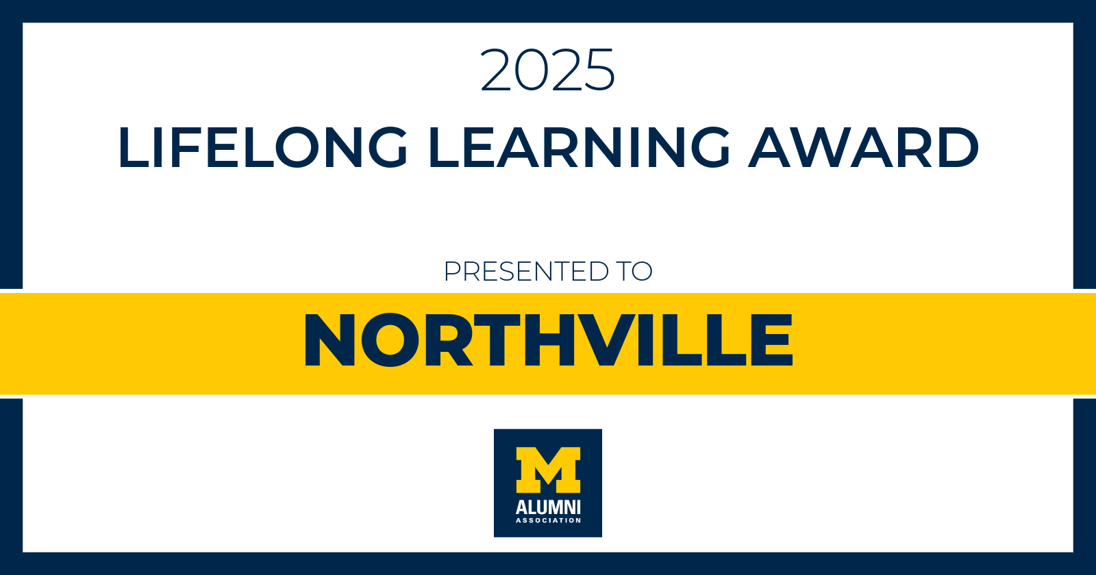 2025 LIFELONG LEARNING