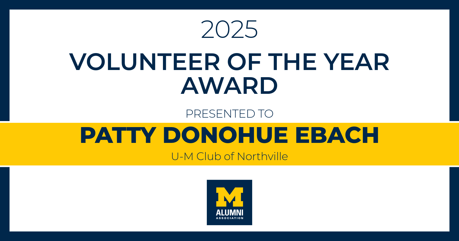2025 PATTY DONOHUE EBACH VOTY