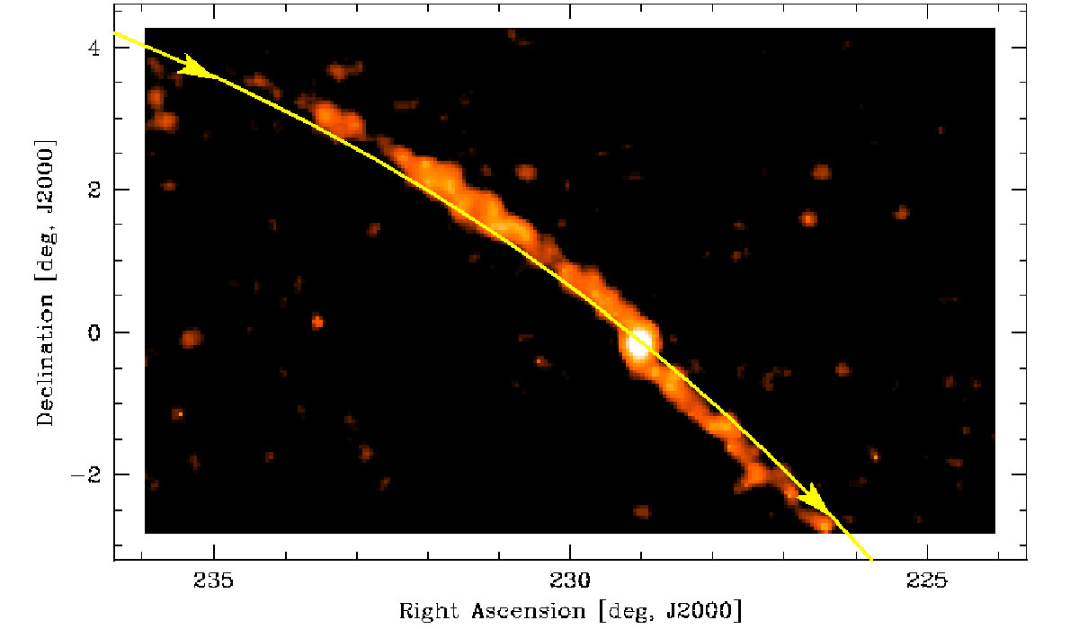 Talk About Streaming Bundles U M Astronomers Discover 87 Stellar Stream Candidates In The Milky Way Stellar Stream Palomar 5