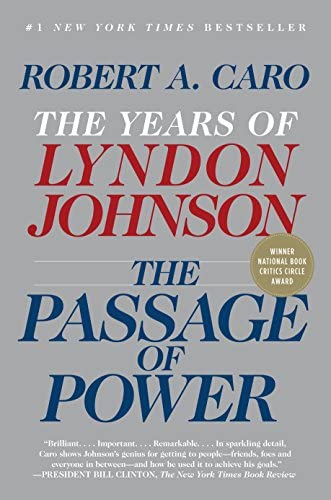 Cover of "The Years of Lyndon Johnson: The Passage of Power" by Robert A. Caro