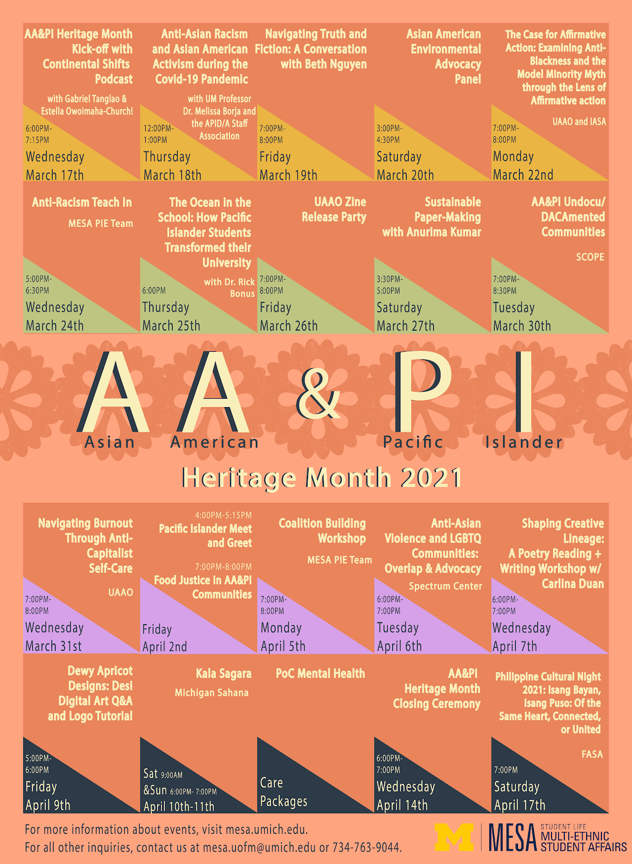 Asian American and Pacific Islander Calendar