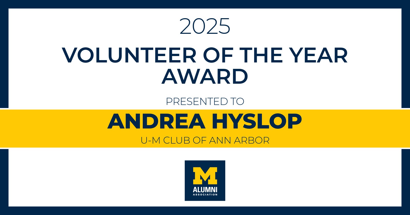 ANDREA HYSLOP VOTY