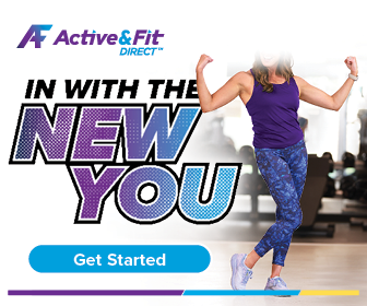 Active&Fit Direct advertisement that says: "In with the new you."