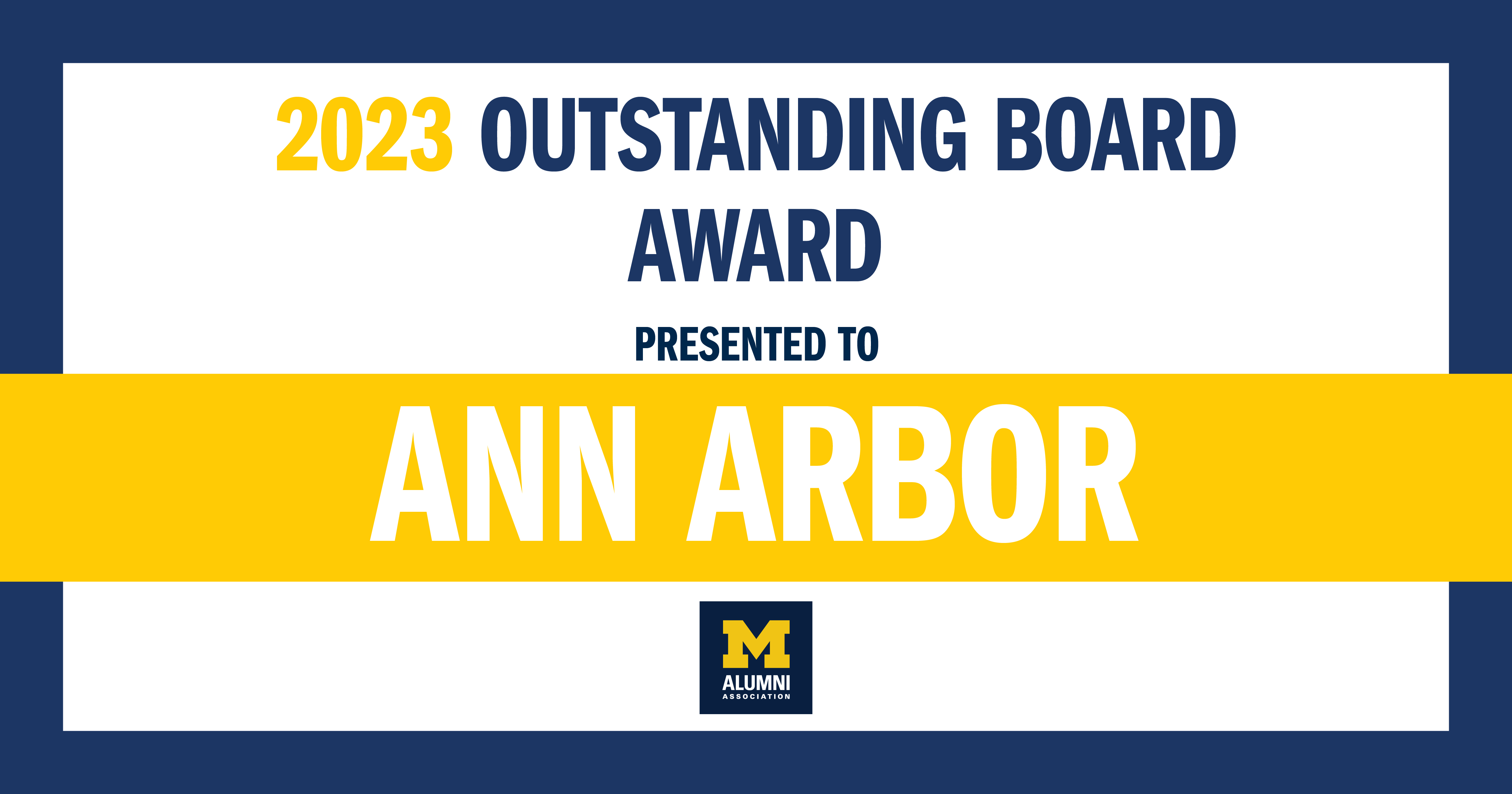 Ann Arbor Outstanding Board Large