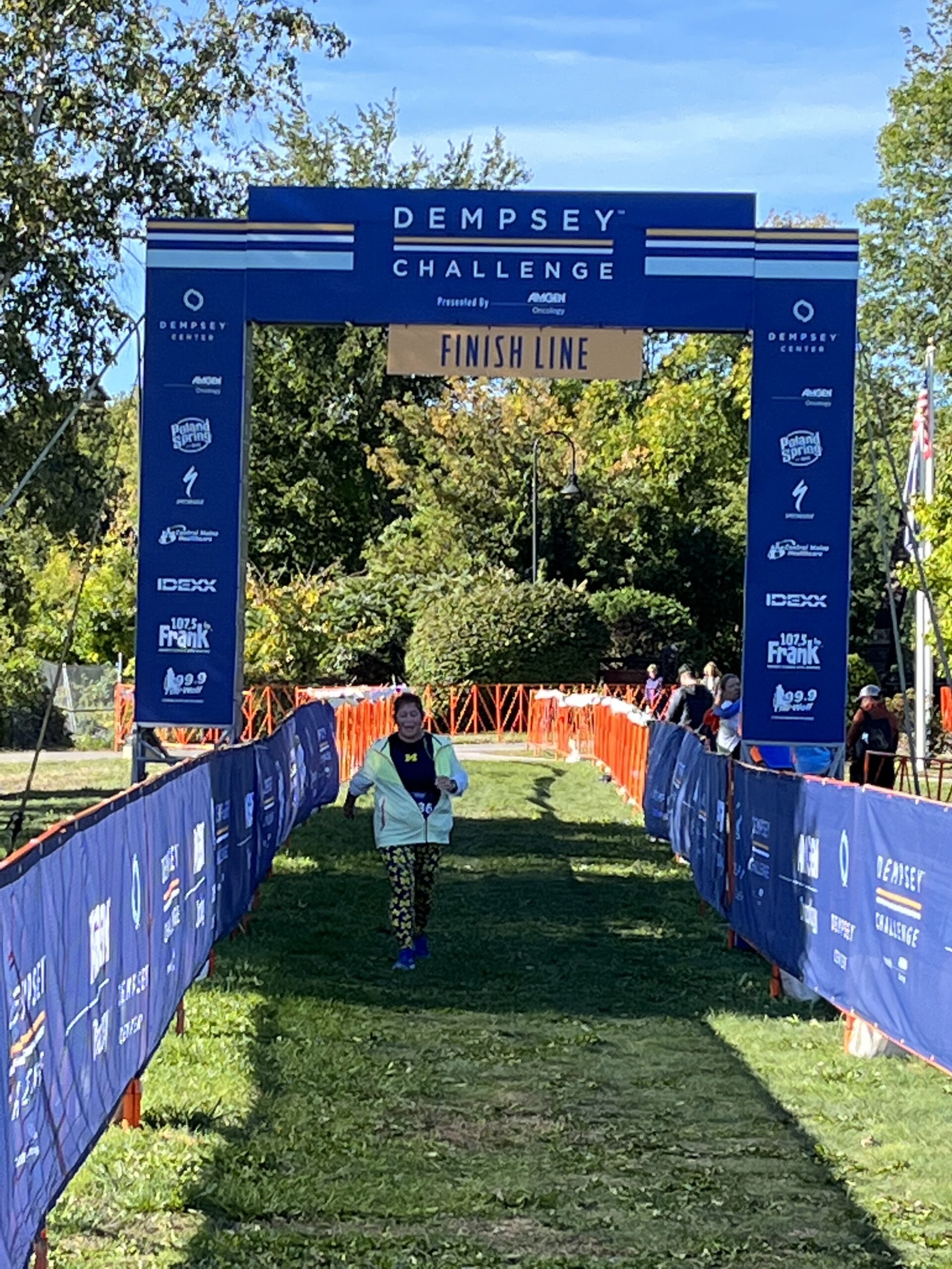Carole R. Bernstein, ’84, finished the 10K at the Dempsey Challenge in Lewiston, Maine in September 2022.