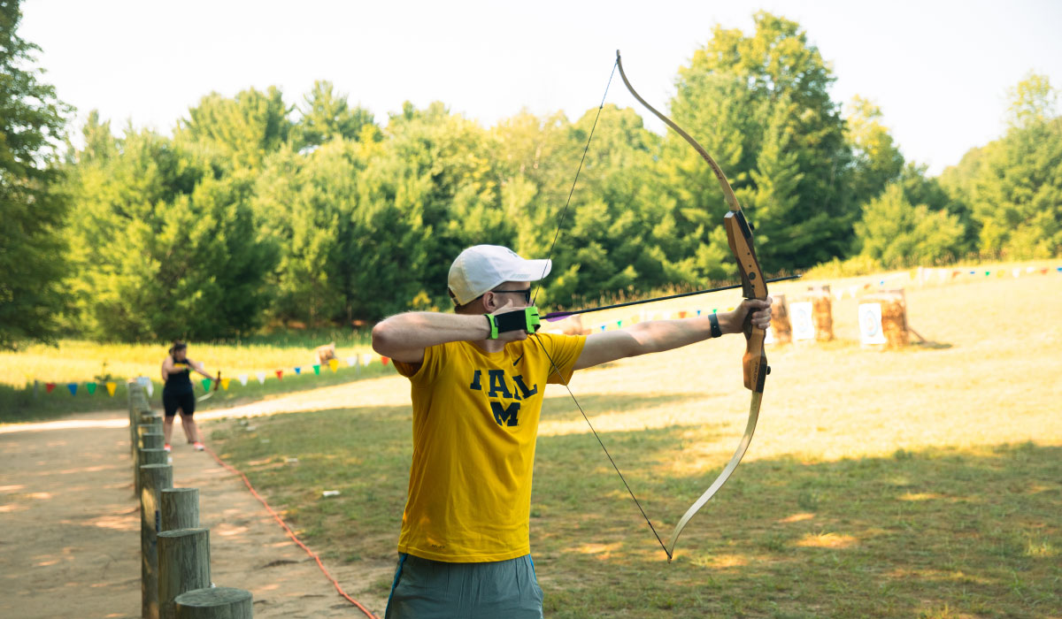 Archery at Camp Michigania