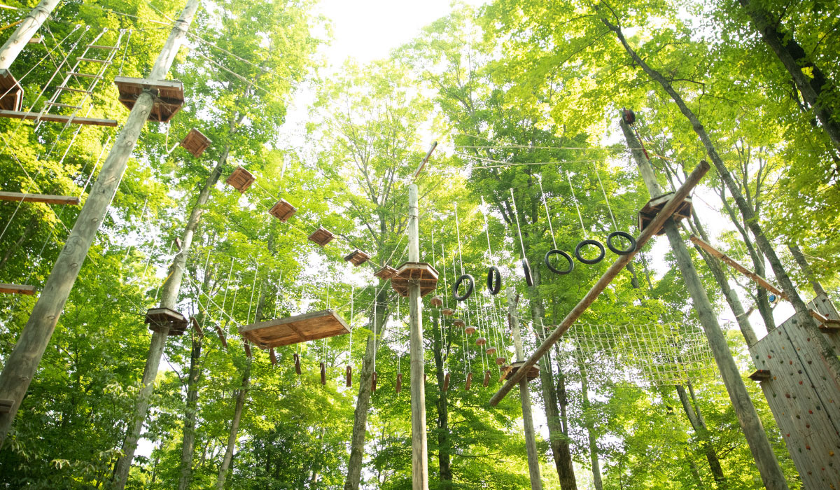 Ropes at Camp Michigania