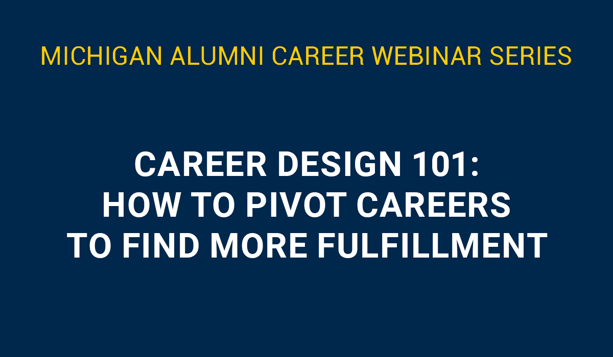 Career Design 101 How To Pivot Careers To Find More Fulfillment