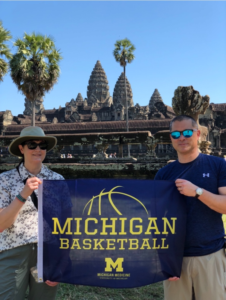Bill Chey, MDFEL’93, and Janine Chey visited Angkor Wat in Siem Reap, Cambodia.