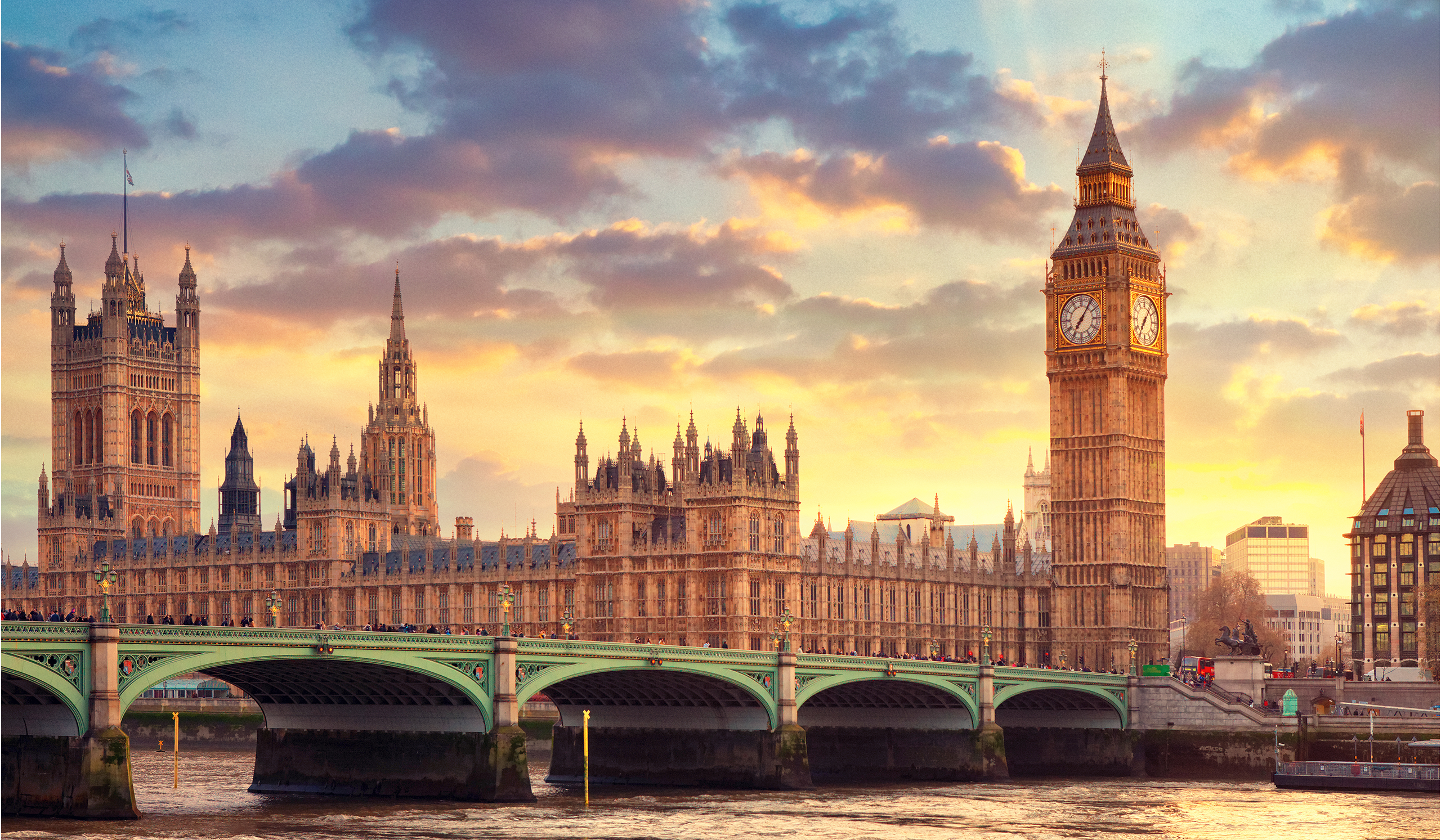 A view of Big Ben in London.