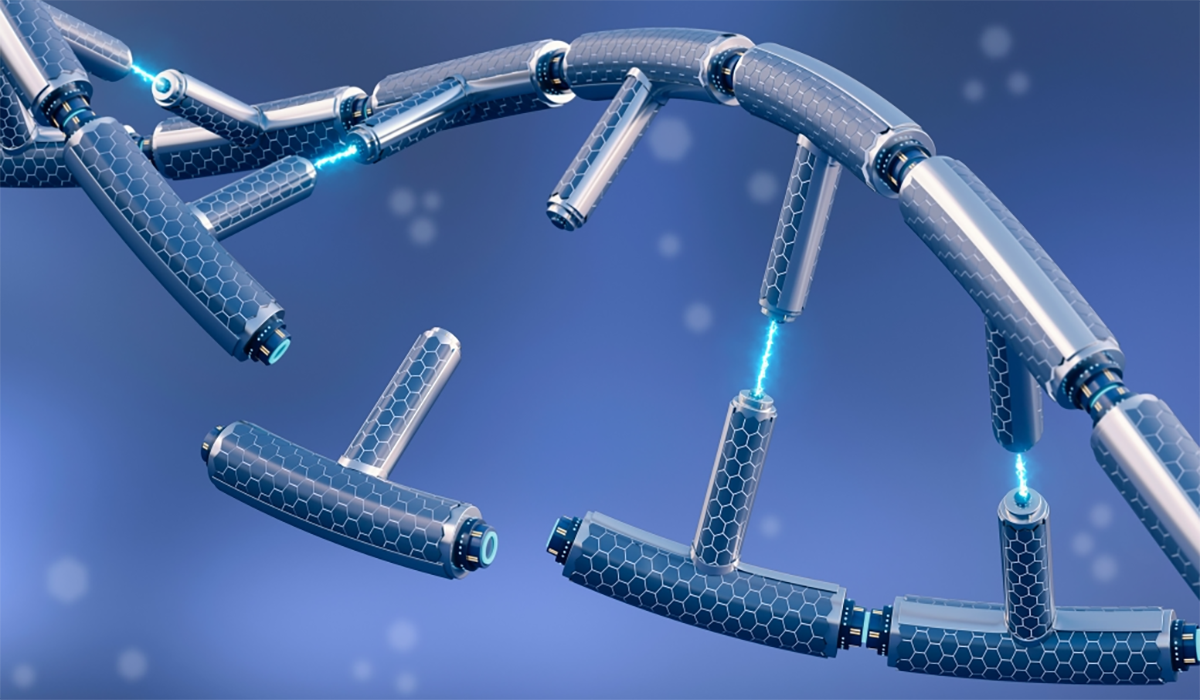 DNA Helix Technology Robotic Cybernetic