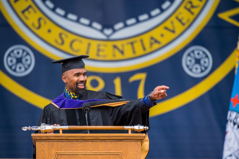 Charles Woodson, 2018 Spring Commencement