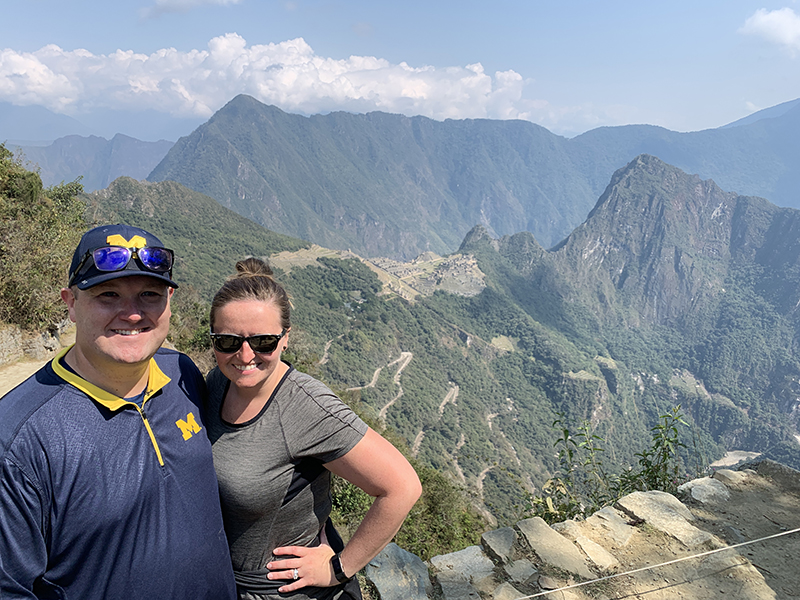Andrew Humes, ’10, MS’12, visited Machu Picchu.