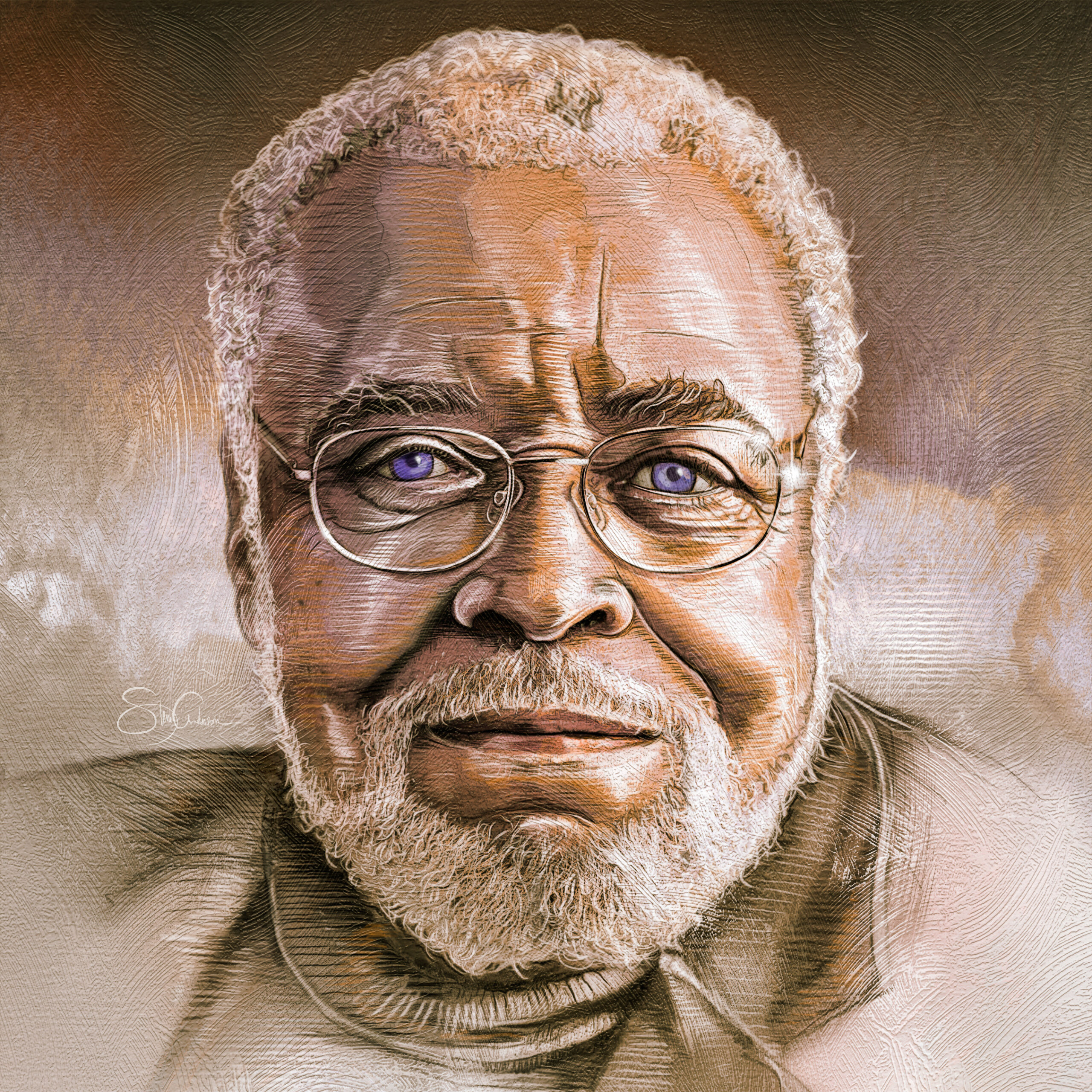 Square illustration of James Earl Jones