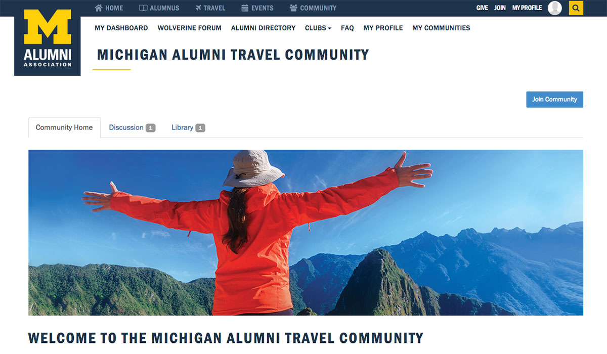 university of michigan alumni travel 2024 schedule