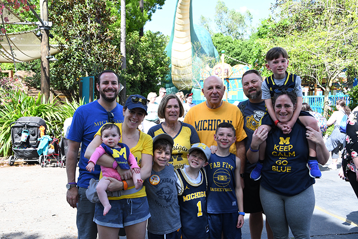 Nancy and Jim Jonas, x’63, treated some of their grandkids to their first Disney’s Animal Kingdom trip over Spring Break in March. Joining in on the fun were Jessica and Jason Cooper, with their sons Max and Noah, and Julie Hirschfeld, ’01, with her husband, Judd, and their children Mason, Jonas, and Mallory.