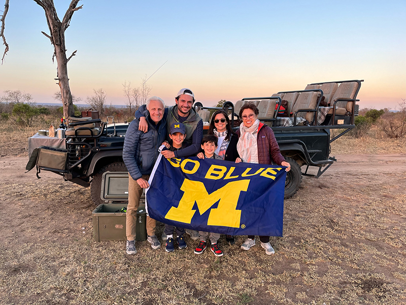 The family of Edward Kartashevsky, ’02, spent last summer at Londolozi Game Reserve in South Africa.