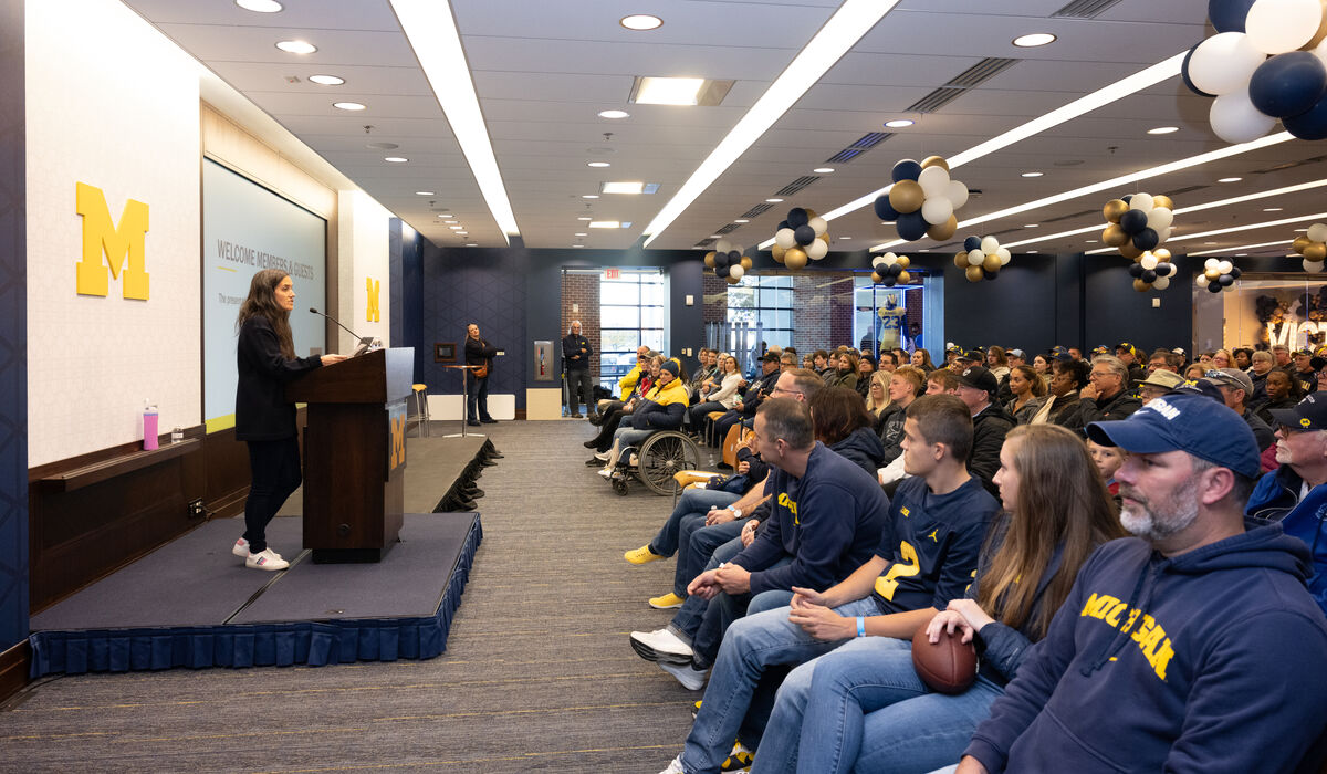 Alumni Association Hosted A Fall 2025 Tour Of Michigan Stadium For Alumni On November 02, 2025.
