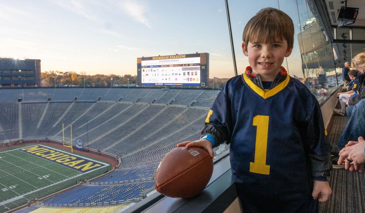 Alumni Association Hosted A Fall 2025 Tour Of Michigan Stadium For Alumni On November 02, 2025.