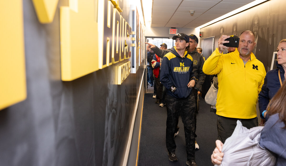 Alumni Association Hosted A Fall 2025 Tour Of Michigan Stadium For Alumni On November 02, 2025.