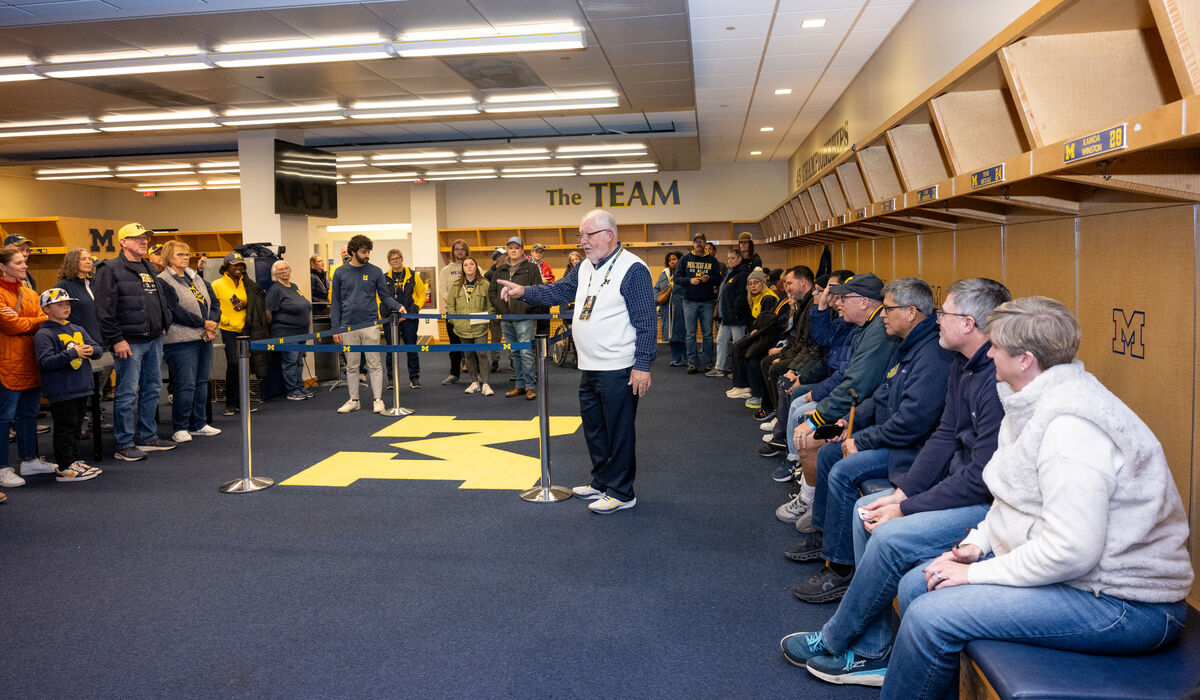 Alumni Association Hosted A Fall 2025 Tour Of Michigan Stadium For Alumni On November 02, 2025.