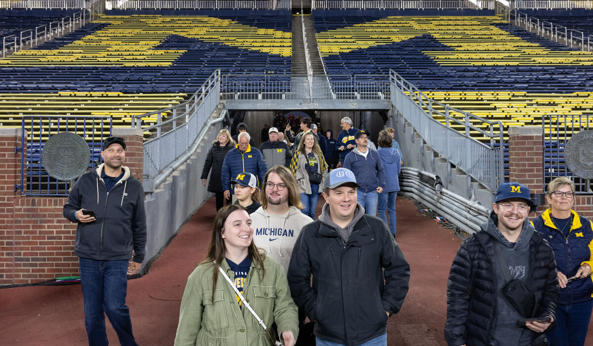 Alumni Association Hosted A Fall 2025 Tour Of Michigan Stadium For Alumni On November 02, 2025.