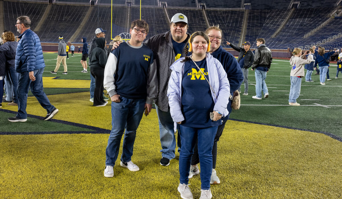 Alumni Association Hosted A Fall 2025 Tour Of Michigan Stadium For Alumni On November 02, 2025.
