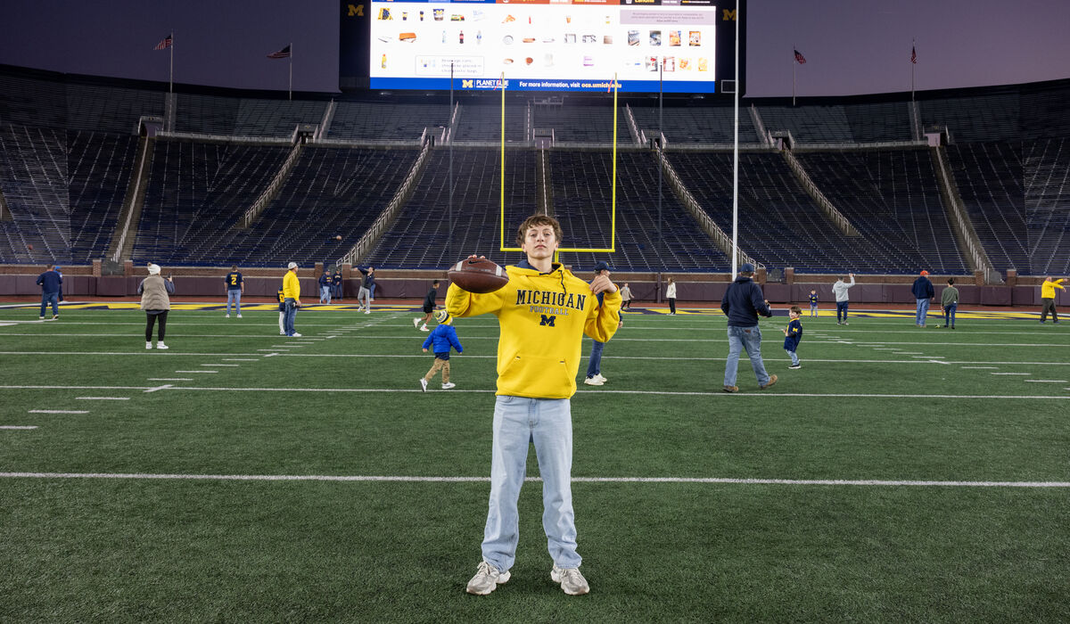 Alumni Association Hosted A Fall 2025 Tour Of Michigan Stadium For Alumni On November 02, 2025.