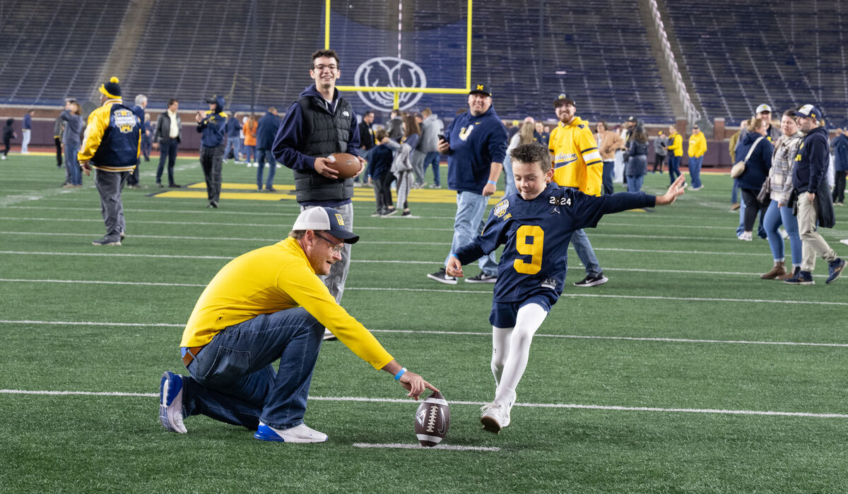Alumni Association Hosted A Fall 2025 Tour Of Michigan Stadium For Alumni On November 02, 2025.