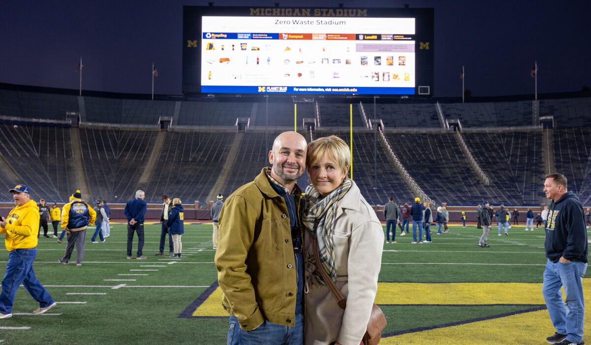 Alumni Association Hosted A Fall 2025 Tour Of Michigan Stadium For Alumni On November 02, 2025.