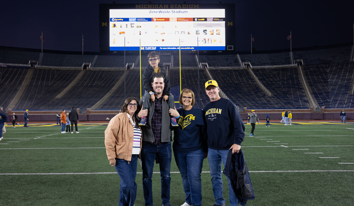 Alumni Association Hosted A Fall 2025 Tour Of Michigan Stadium For Alumni On November 02, 2025.
