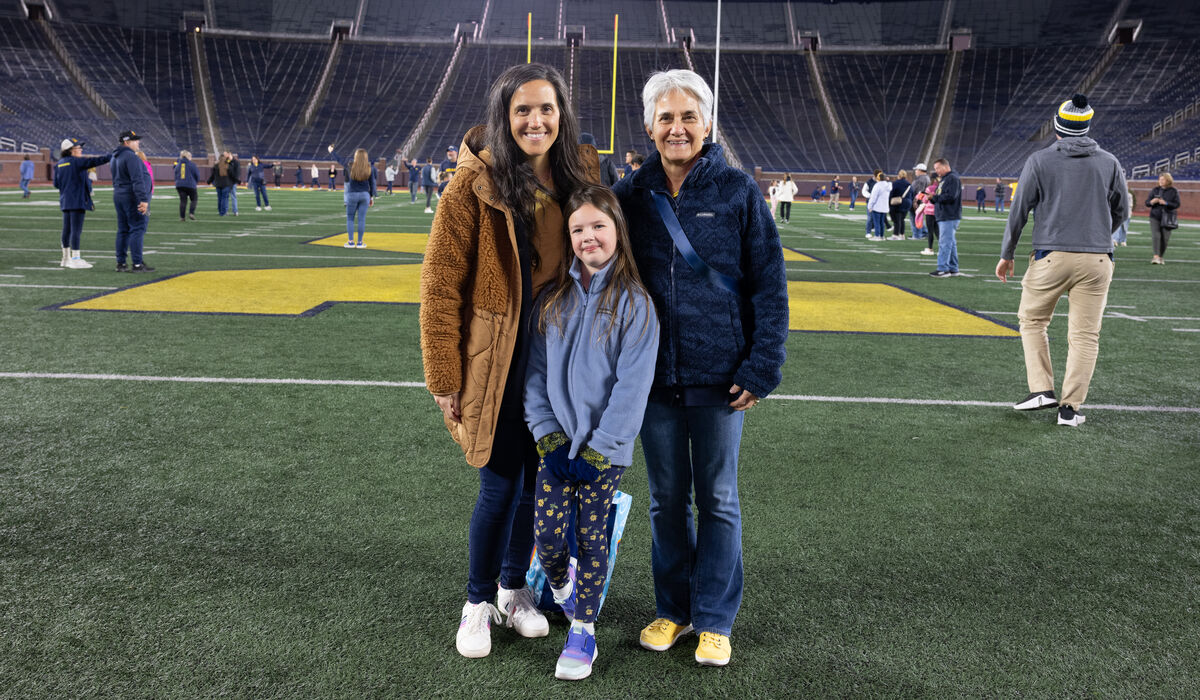 Alumni Association Hosted A Fall 2025 Tour Of Michigan Stadium For Alumni On November 02, 2025.