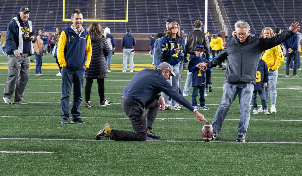 Alumni Association Hosted A Fall 2025 Tour Of Michigan Stadium For Alumni On November 02, 2025.