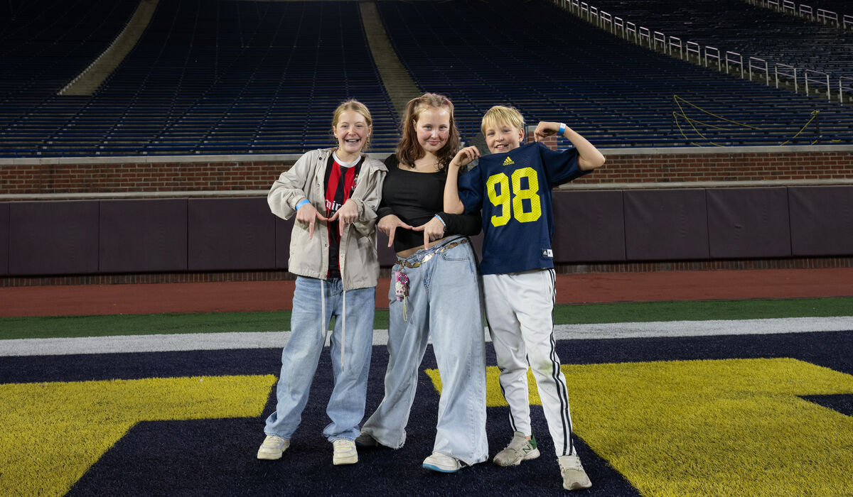 Alumni Association Hosted A Fall 2025 Tour Of Michigan Stadium For Alumni On November 02, 2025.