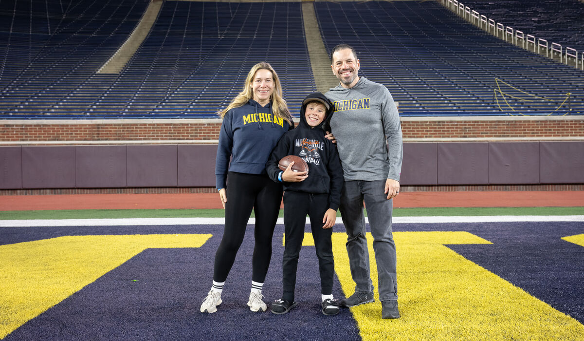 Alumni Association Hosted A Fall 2025 Tour Of Michigan Stadium For Alumni On November 02, 2025.
