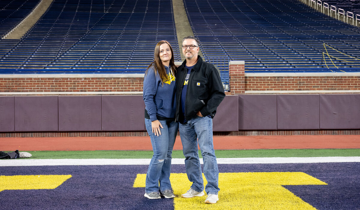 Alumni Association Hosted A Fall 2025 Tour Of Michigan Stadium For Alumni On November 02, 2025.