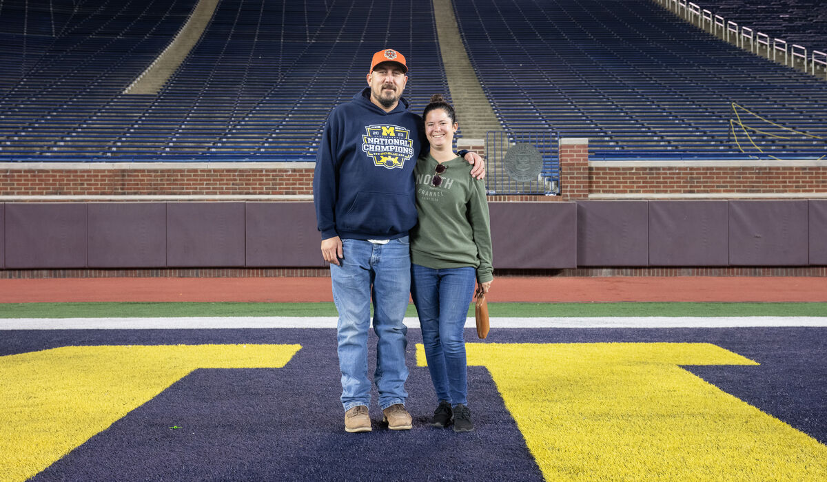 Alumni Association Hosted A Fall 2025 Tour Of Michigan Stadium For Alumni On November 02, 2025.