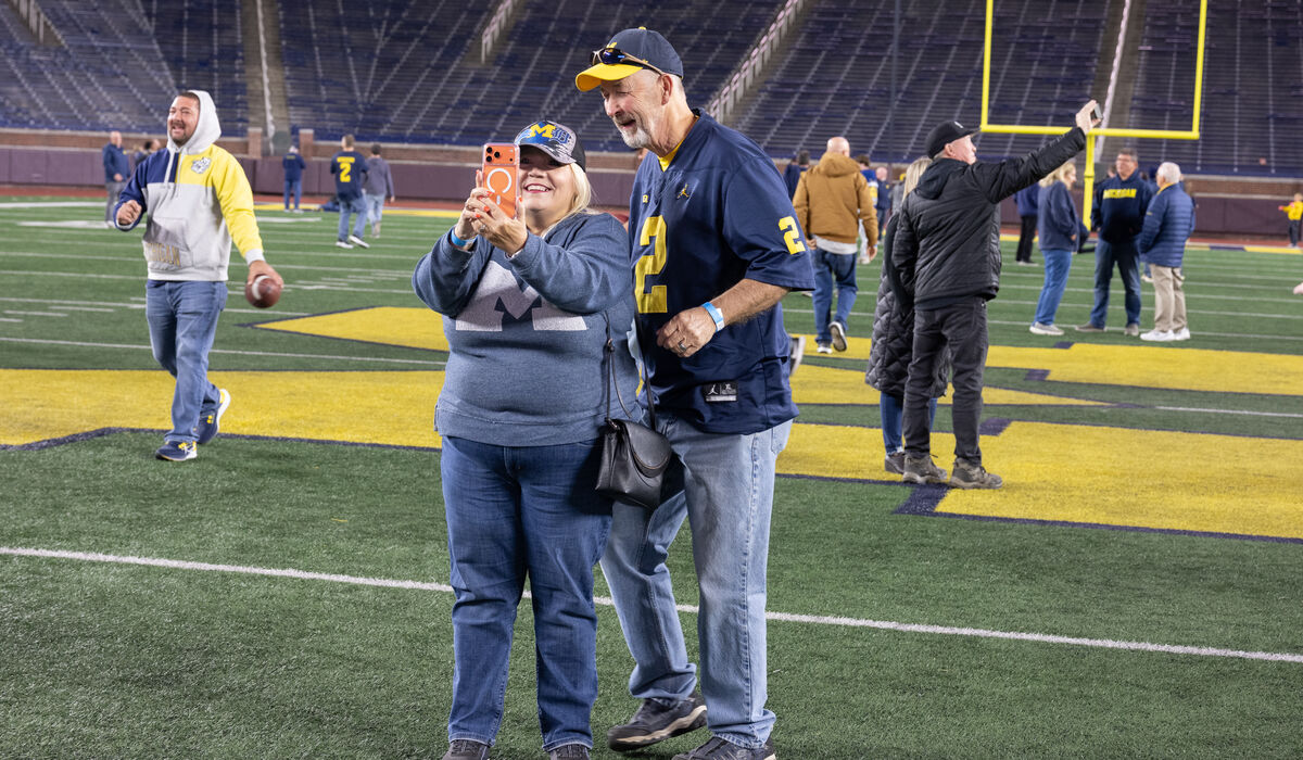 Alumni Association Hosted A Fall 2025 Tour Of Michigan Stadium For Alumni On November 02, 2025.