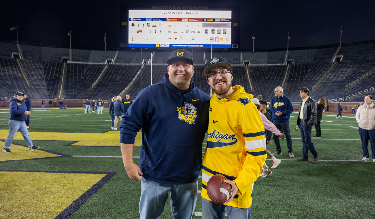 Alumni Association Hosted A Fall 2025 Tour Of Michigan Stadium For Alumni On November 02, 2025.