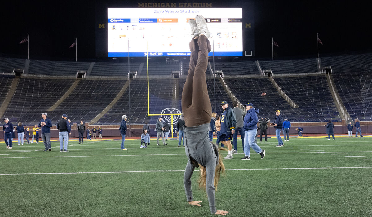 Alumni Association Hosted A Fall 2025 Tour Of Michigan Stadium For Alumni On November 02, 2025.
