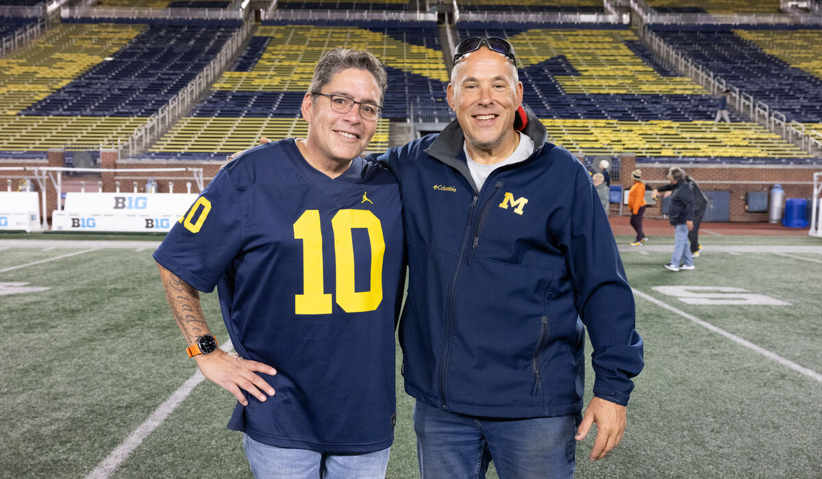 Alumni Association Hosted A Fall 2025 Tour Of Michigan Stadium For Alumni On November 02, 2025.