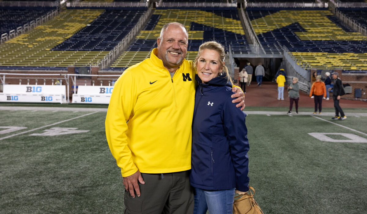 Alumni Association Hosted A Fall 2025 Tour Of Michigan Stadium For Alumni On November 02, 2025.