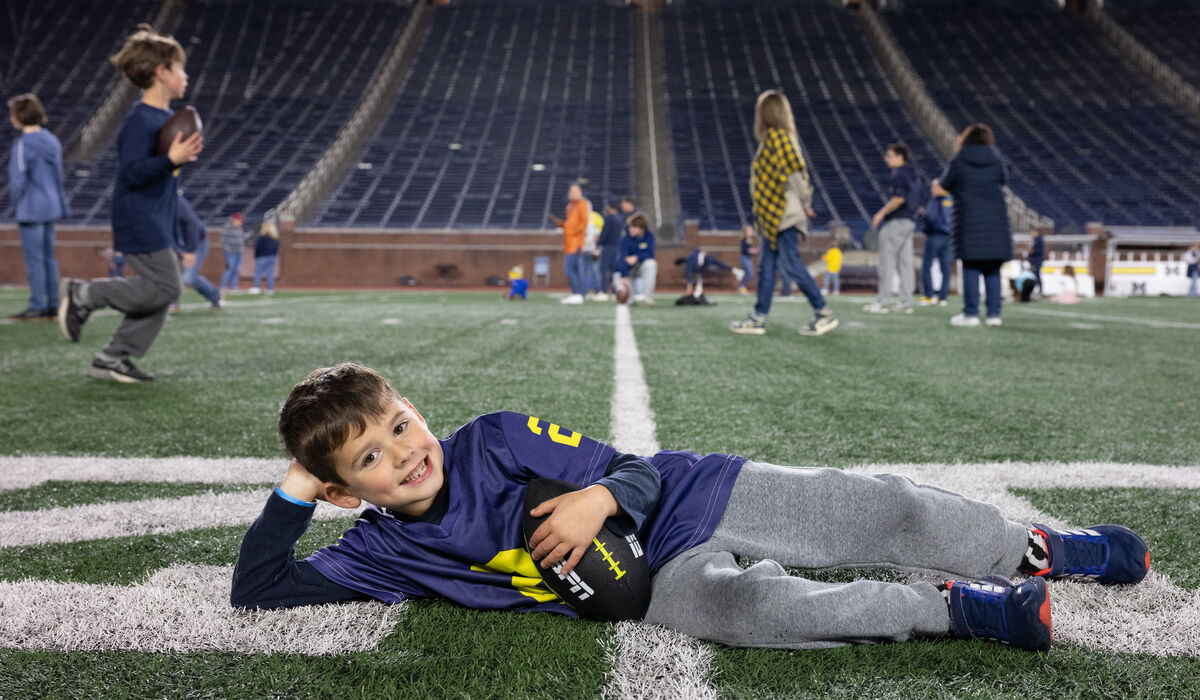 Alumni Association Hosted A Fall 2025 Tour Of Michigan Stadium For Alumni On November 02, 2025.