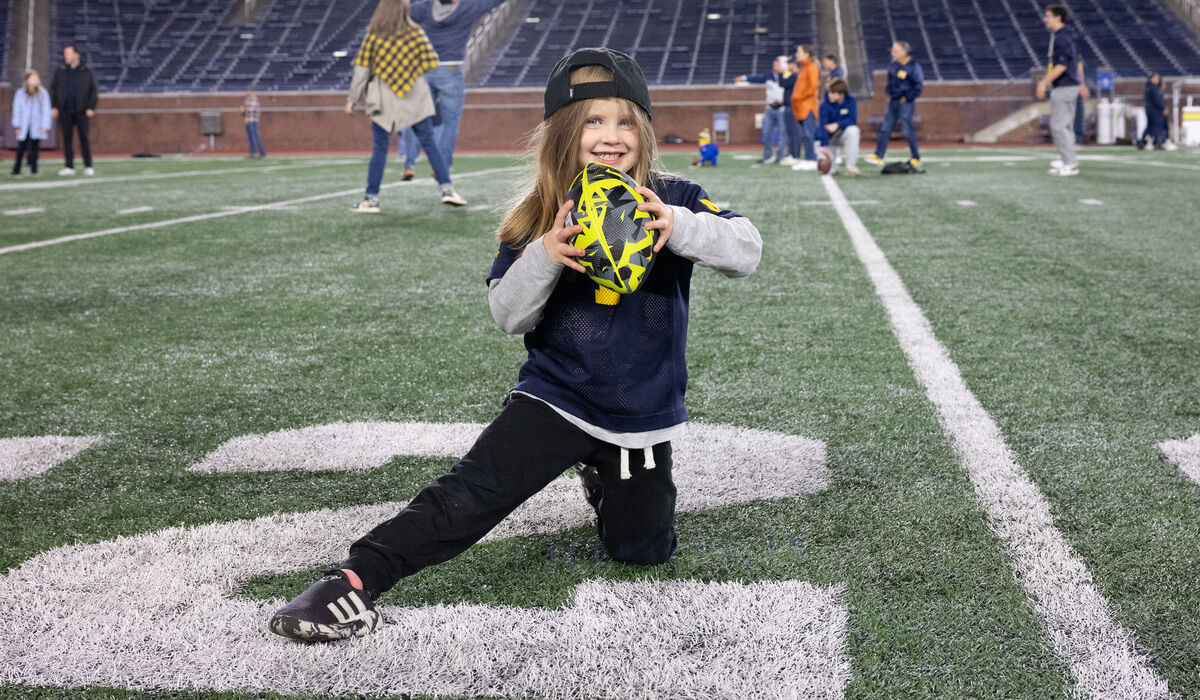 Alumni Association Hosted A Fall 2025 Tour Of Michigan Stadium For Alumni On November 02, 2025.