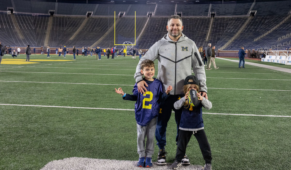 Alumni Association Hosted A Fall 2025 Tour Of Michigan Stadium For Alumni On November 02, 2025.