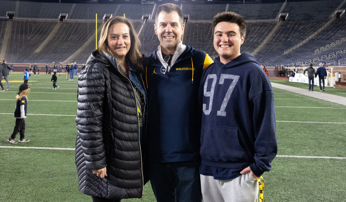 Alumni Association Hosted A Fall 2025 Tour Of Michigan Stadium For Alumni On November 02, 2025.