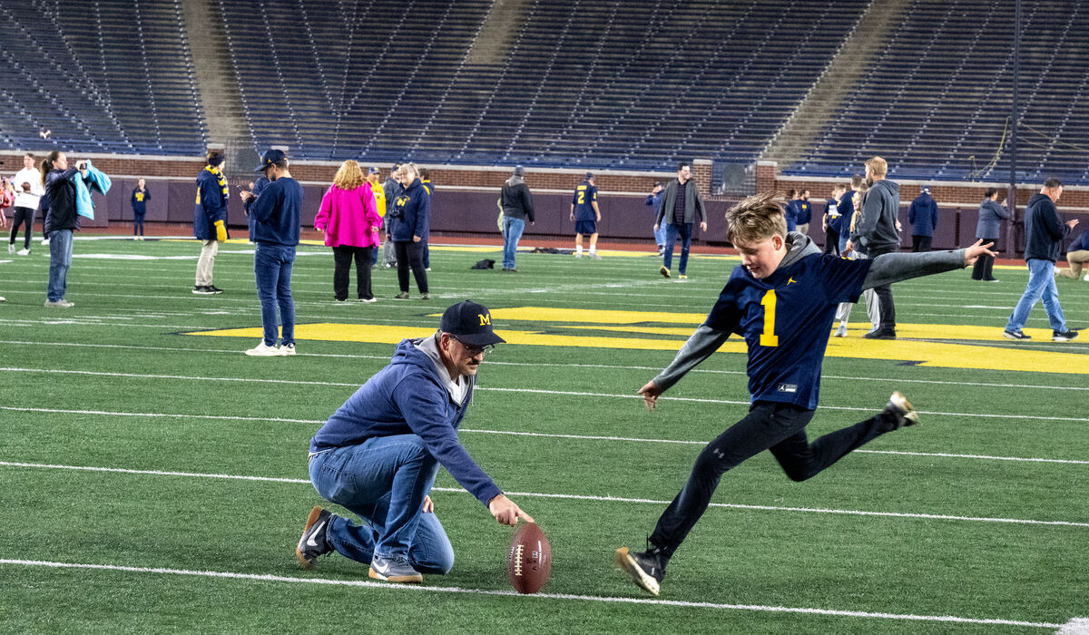 Alumni Association Hosted A Fall 2025 Tour Of Michigan Stadium For Alumni On November 02, 2025.