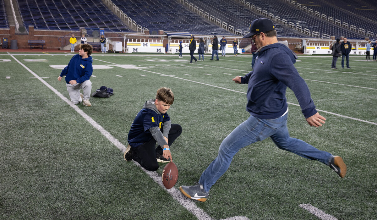 Alumni Association Hosted A Fall 2025 Tour Of Michigan Stadium For Alumni On November 02, 2025.