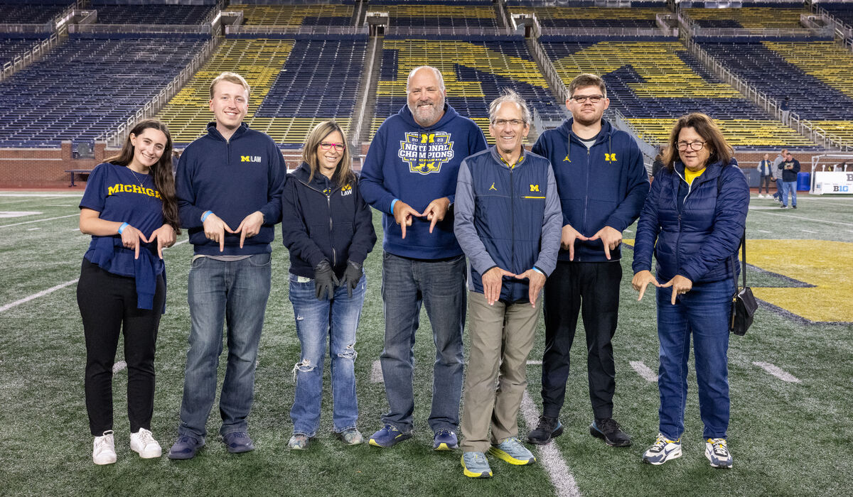 Alumni Association Hosted A Fall 2025 Tour Of Michigan Stadium For Alumni On November 02, 2025.