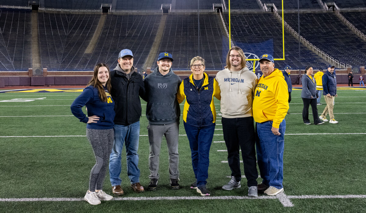 Alumni Association Hosted A Fall 2025 Tour Of Michigan Stadium For Alumni On November 02, 2025.